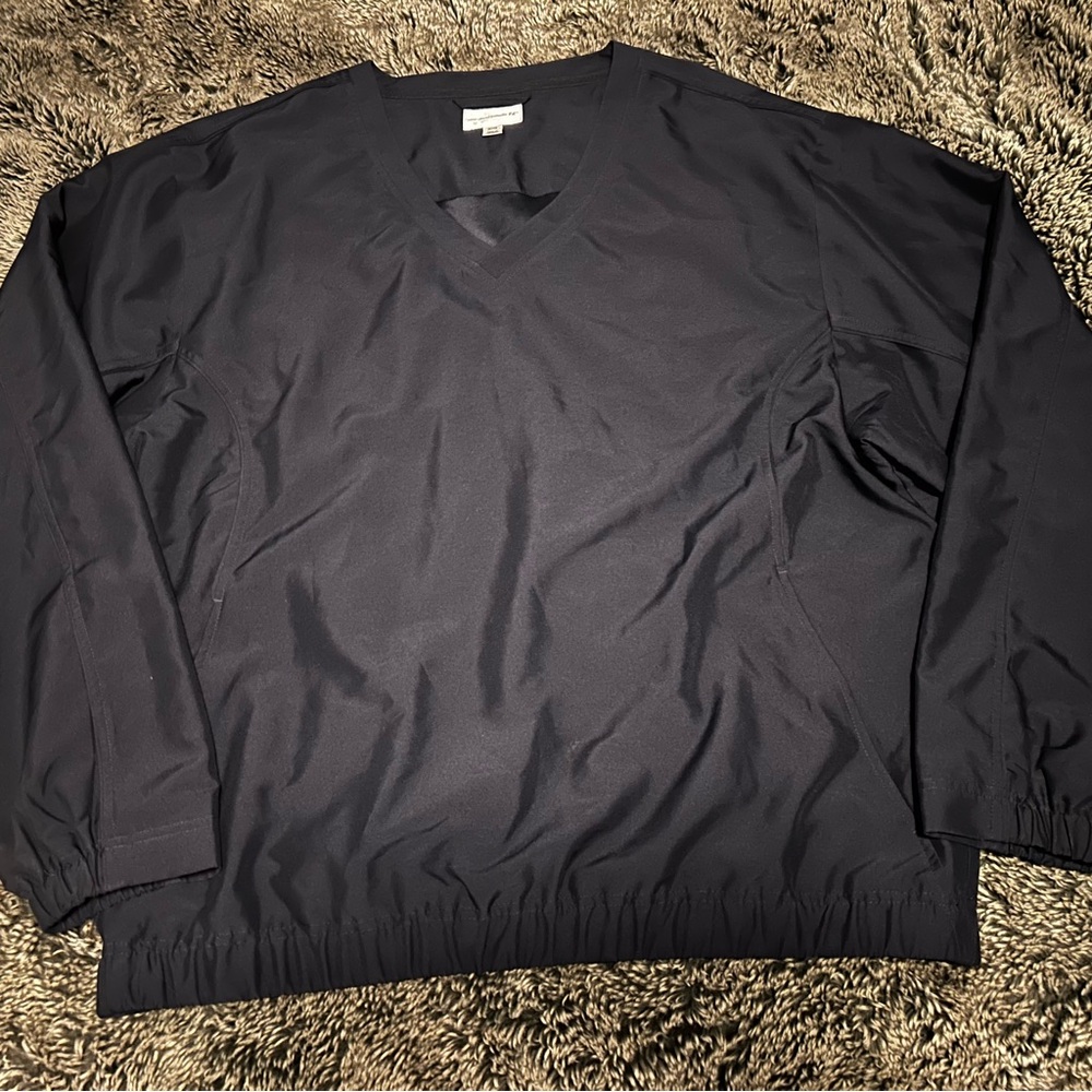 Men's Navy Golf Windbreaker Jacket